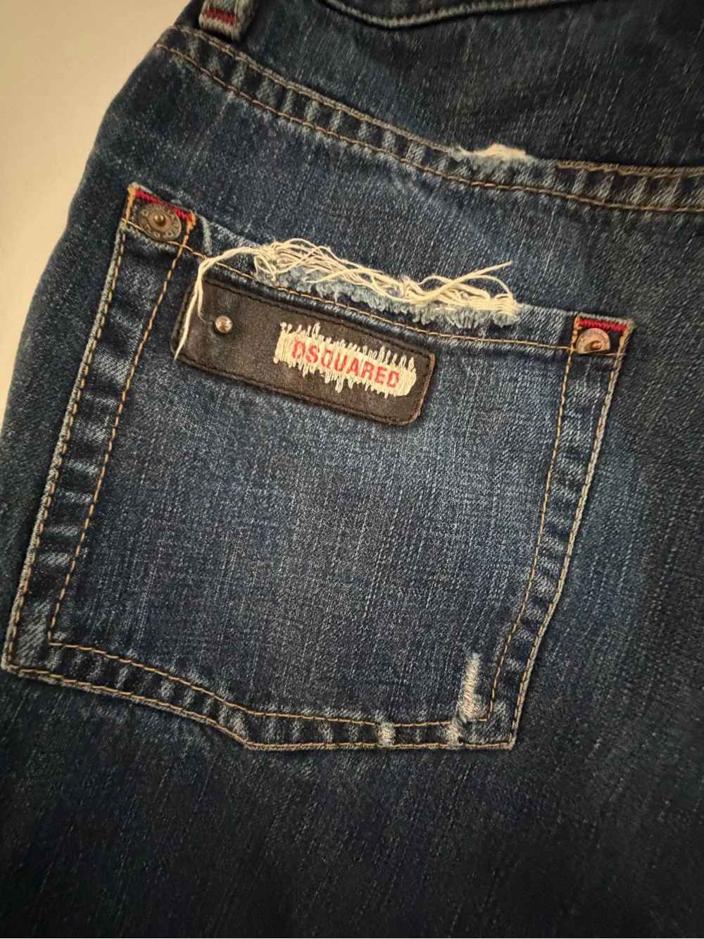DSQUARED2 Dark Blue Denim Jeans